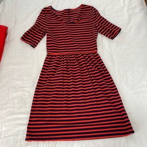 Old Navy Dress. Orange and Navy Blue
